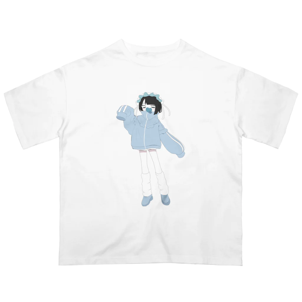 天使界隈 / 天使の輪 ( 339_ioa )のオーバーサイズTシャツ通販