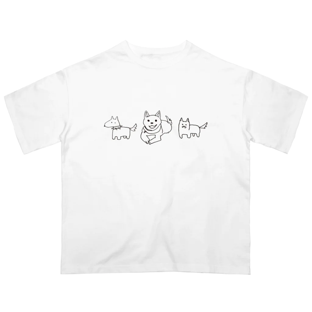 VODKAdemoのウニの犬 Oversized T-Shirt