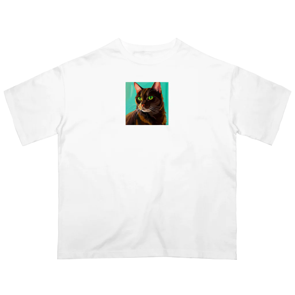 Satochuのハバナブラウン Oversized T-Shirt