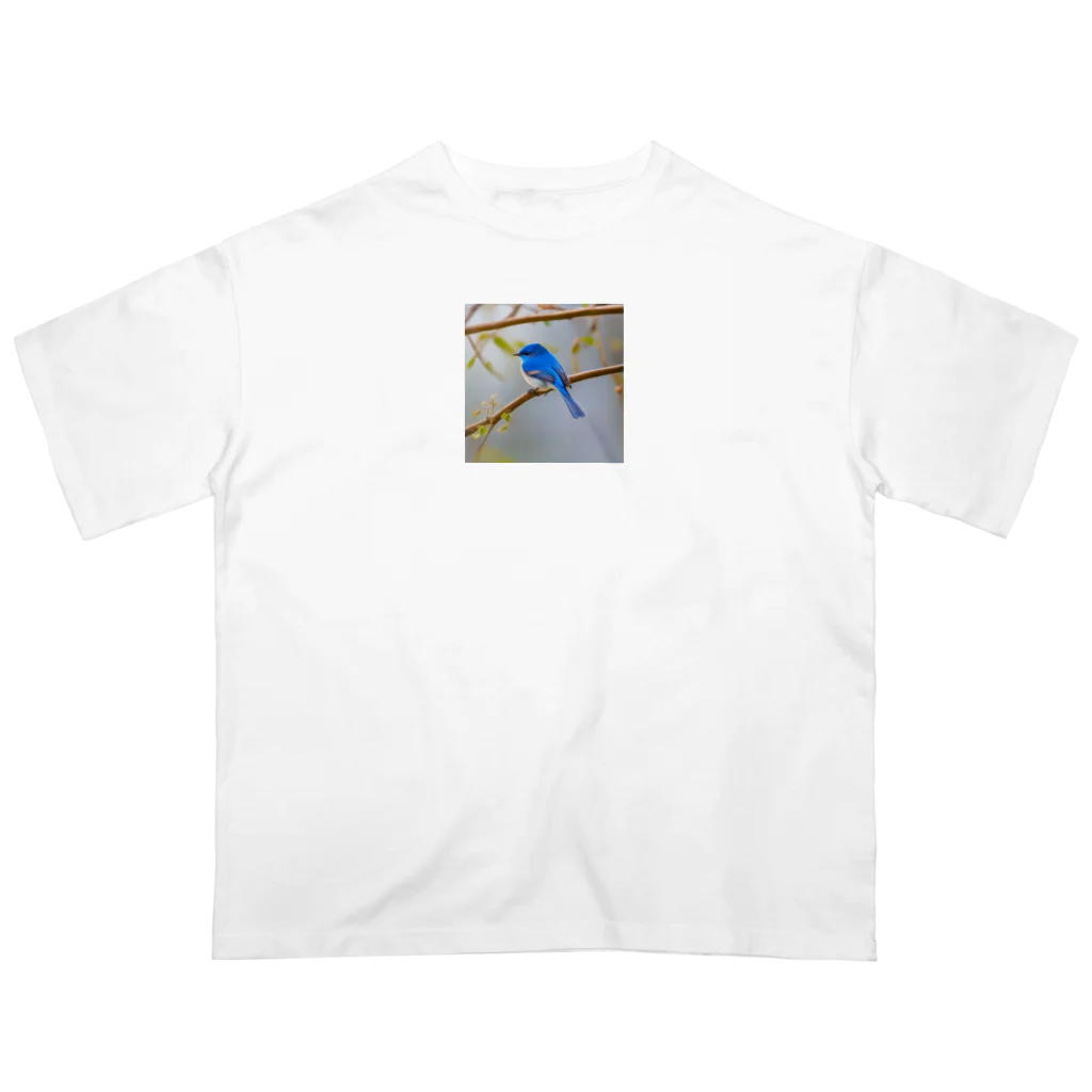 DROOMの自然と蒼い鳥 Oversized T-Shirt