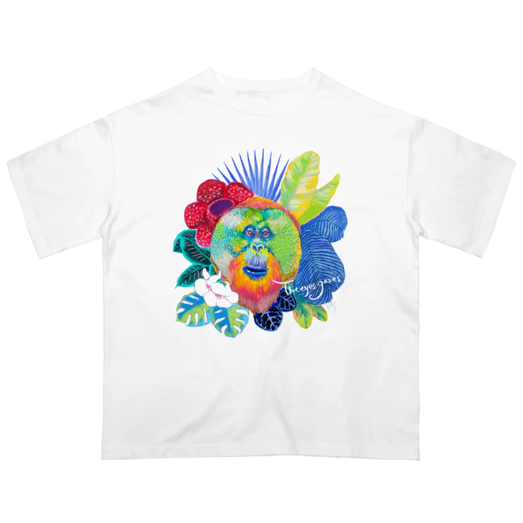 password公式グッズショップのThe eyes gazes -Ver. Borneo- Oversized T-Shirt