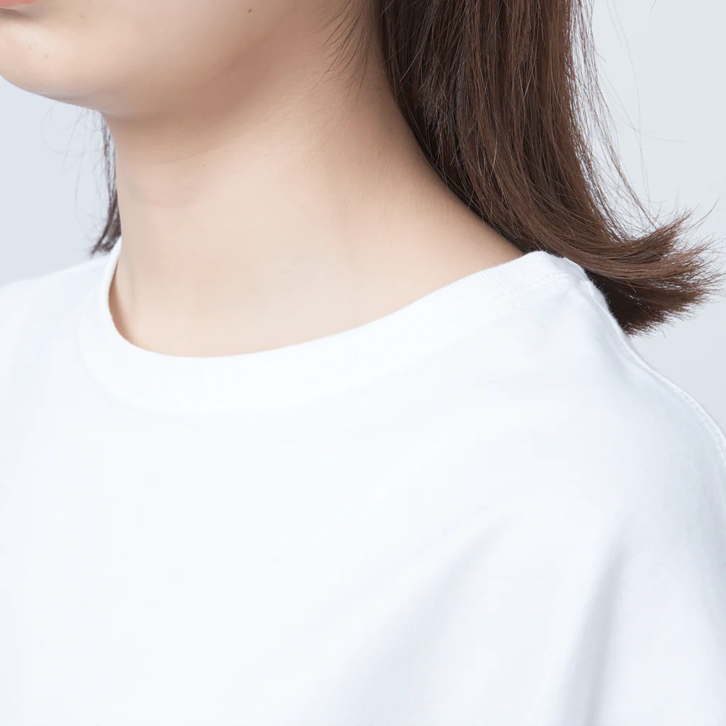 OARFISHの赤帽子と青ワニ Oversized T-Shirt