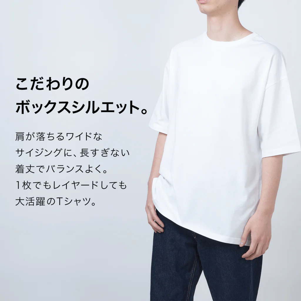 OARFISHの赤帽子と青ワニ Oversized T-Shirt