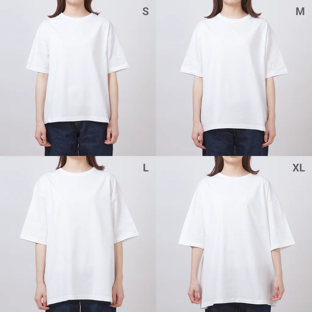 OARFISHの赤帽子と青ワニ Oversized T-Shirt