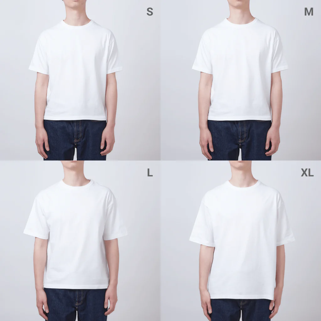 OARFISHの赤帽子と青ワニ Oversized T-Shirt