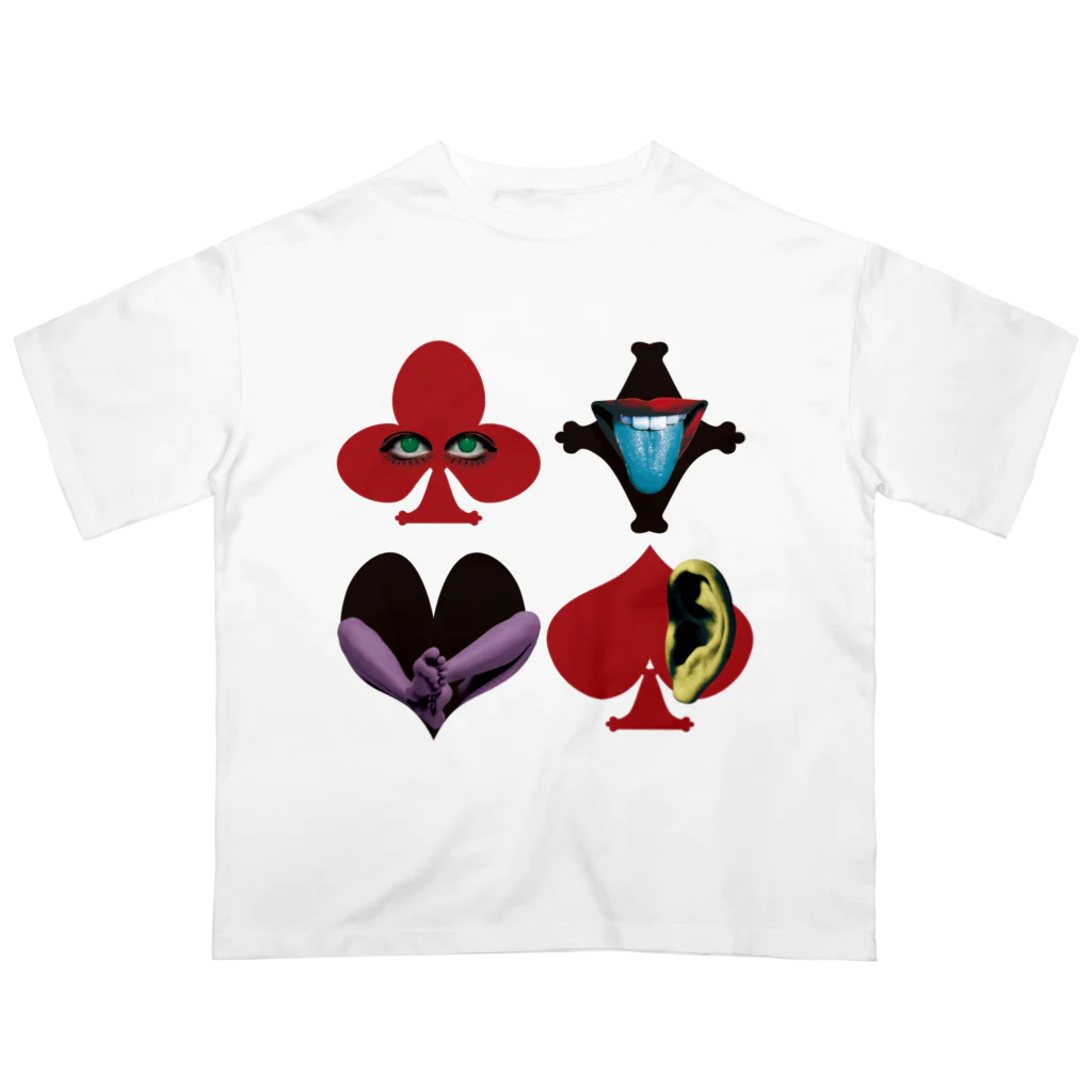 フルスキャ。のBIGトランプちゃんズ♦ Oversized T-Shirt