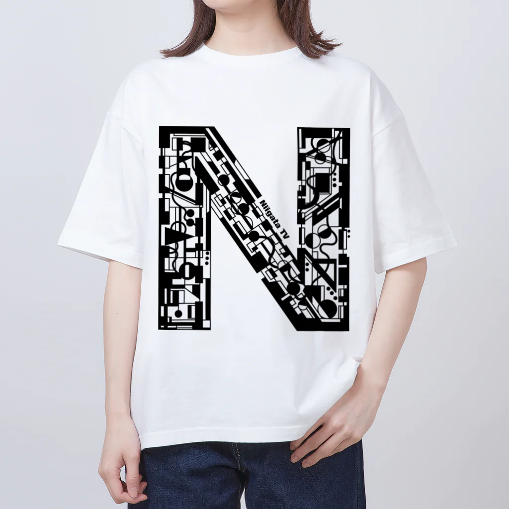 YouTube「にいがたTV」オフィシャルのにいがたTV Nロゴ オーバーサイズTシャツ Oversized T-Shirt