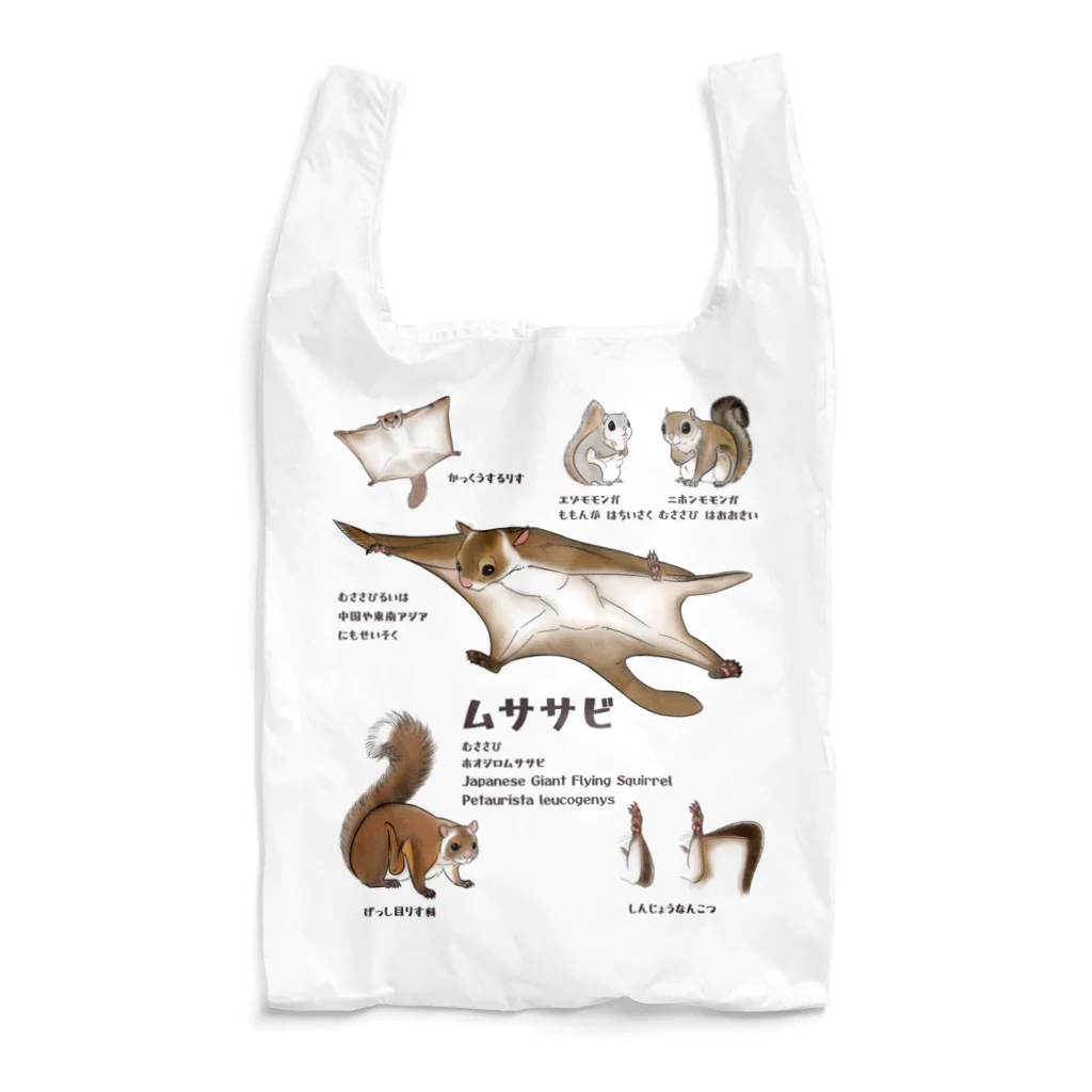 ねずりすSHOPのムササビだ！！ Reusable Bag