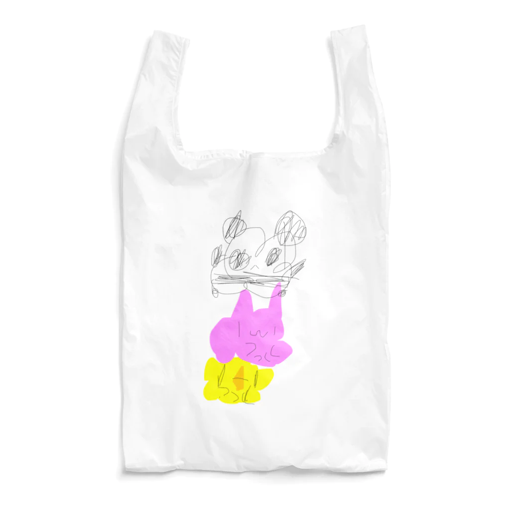 もりもと、botのうさぎ&みにぴよ&ぱんだ Reusable Bag