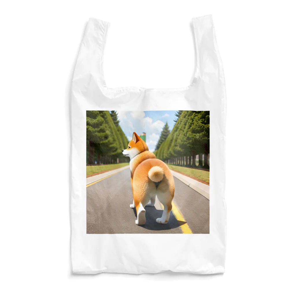 shIbaのおしりは見せて顔は見せてくれないシバ Reusable Bag