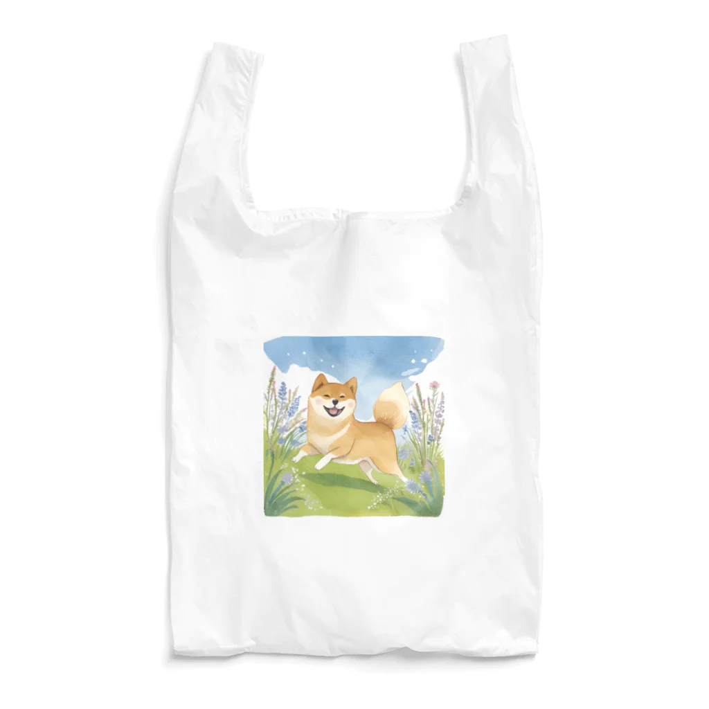 しろこまやの柴犬のお散歩 Reusable Bag