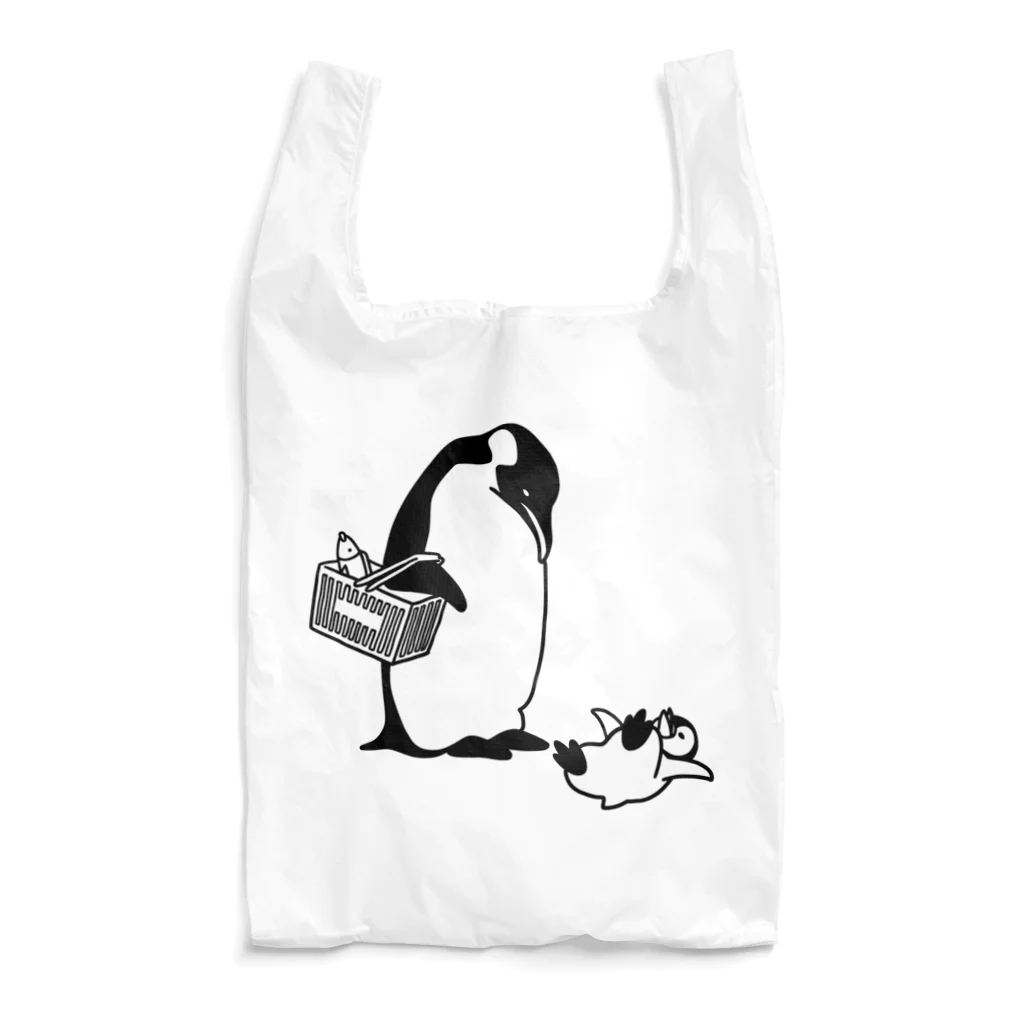 スーパーで駄々をこねるペンギン / ichomaeのエコバッグ通販
