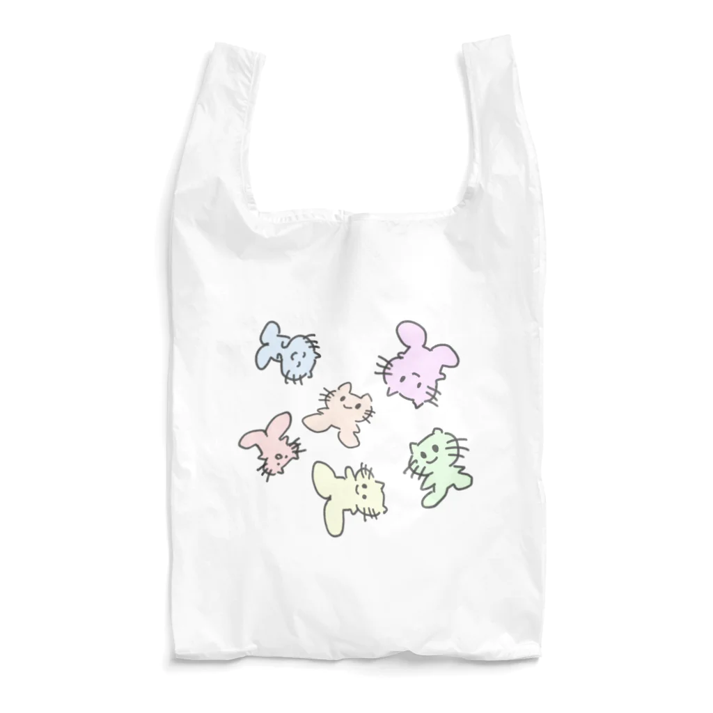 生き生き生活の品々の足のでっかい猫 Reusable Bag