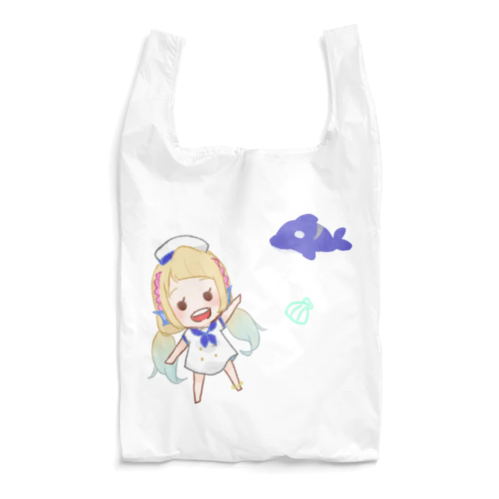 ゆるぽせのちびえまとしゃちのエコバッグ Reusable Bag