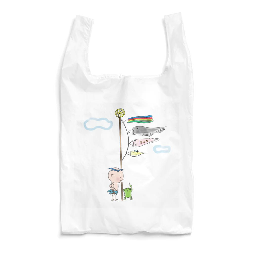 いしだよりこ商店のミルかつ〈ジャクシのぼり〉 Reusable Bag