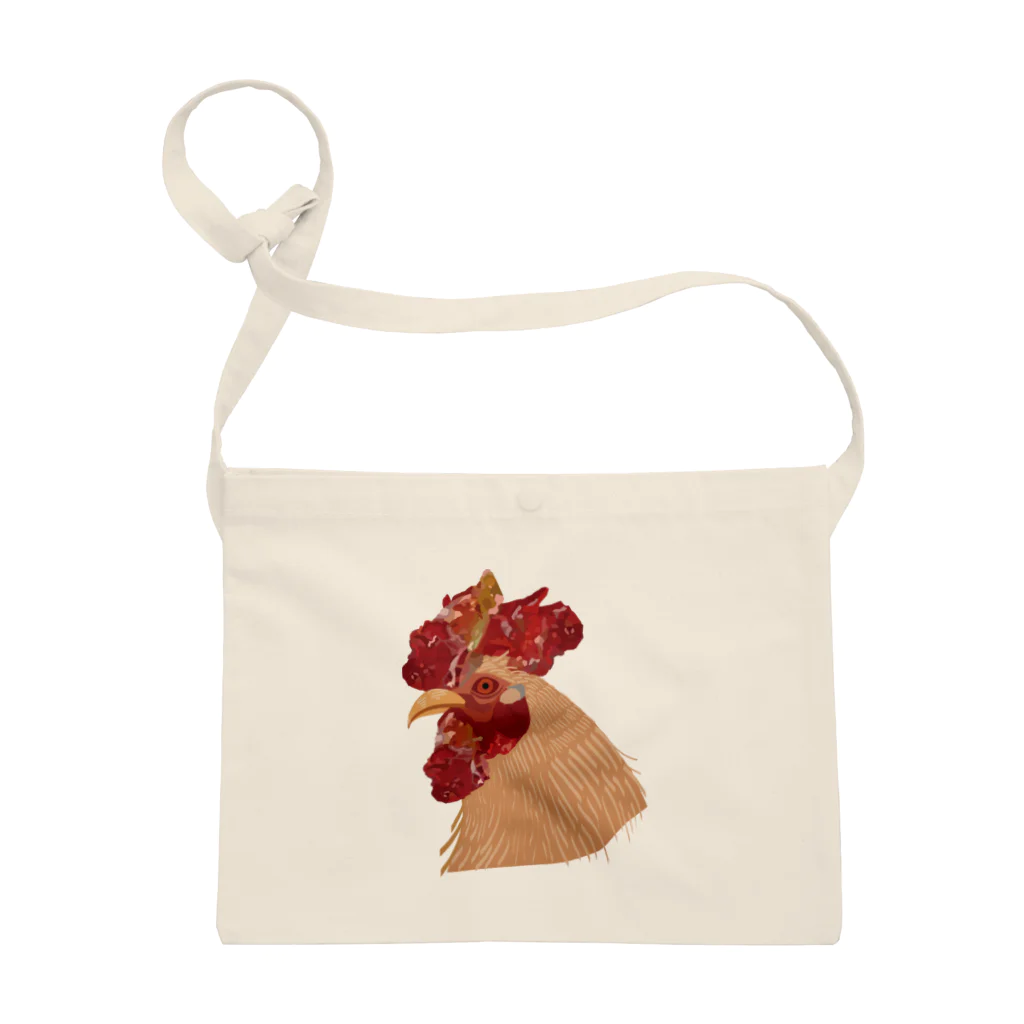 mineral-tripのにわとりのトサカ Sacoche