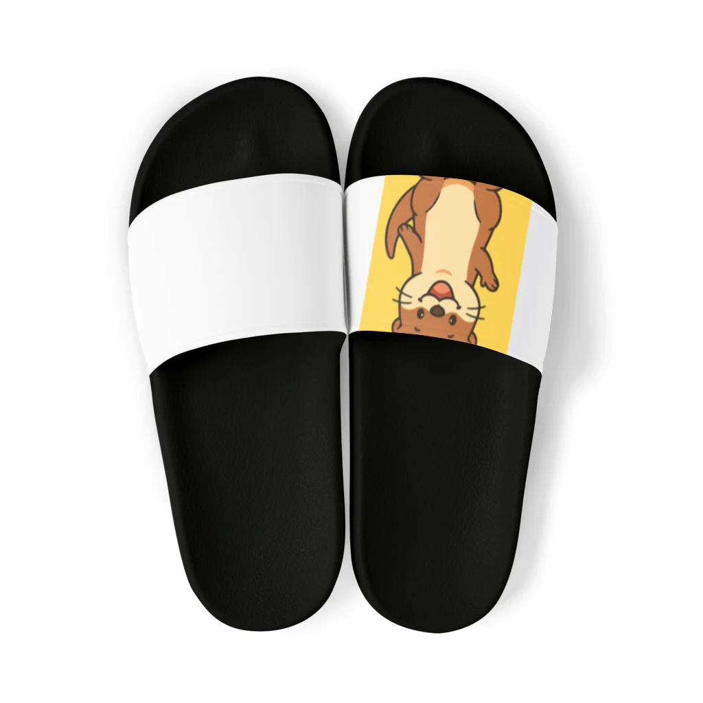 アニマル大集合のゆるかわうそ Sandals