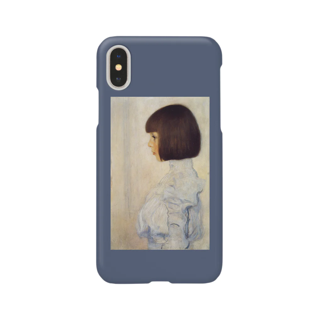 SONOTENI-ARTの001-004　グスタフ・クリムト　『ヘレーネ・クリムトの肖像』　スマホケース　表側面印刷　iPhone XS/X専用デザイン　SC6 iPhone Smartphone Case