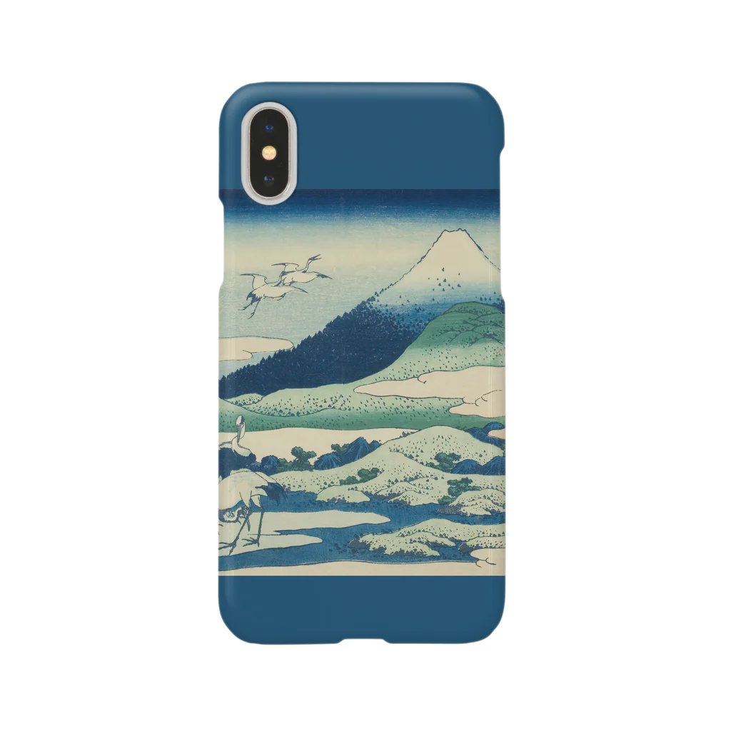 SONOTENI-ARTの003-013　葛飾北斎　『富嶽三十六景　相州梅澤左』　スマホケース　表側面印刷　iPhone XS/X専用デザイン　SC6 iPhone Smartphone Case