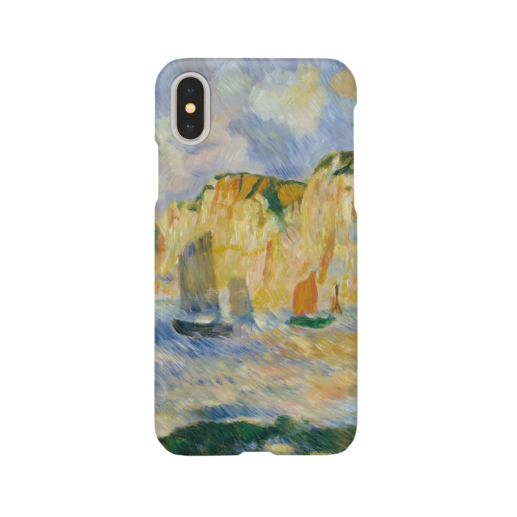 SONOTENI-ARTの016-009　ルノワール　『海と崖』　スマホケース　表側面印刷　iPhone XS/X専用デザイン　SC6 iPhone Smartphone Case