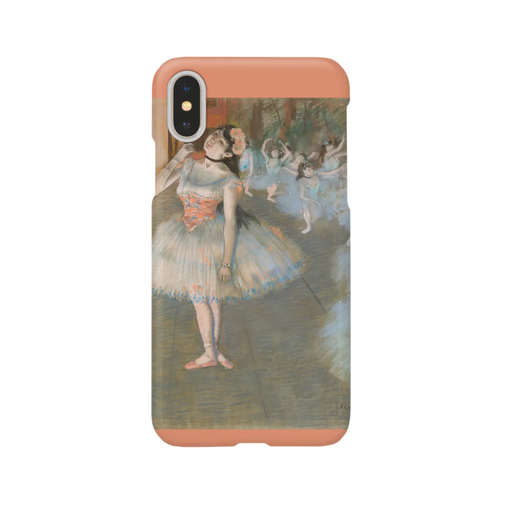 SONOTENI-ARTの007-002　エドガー・ドガ　『踊りの花形1897-81』　スマホケース　表側面印刷　iPhone XS/X専用デザイン　SC6 iPhone Smartphone Case