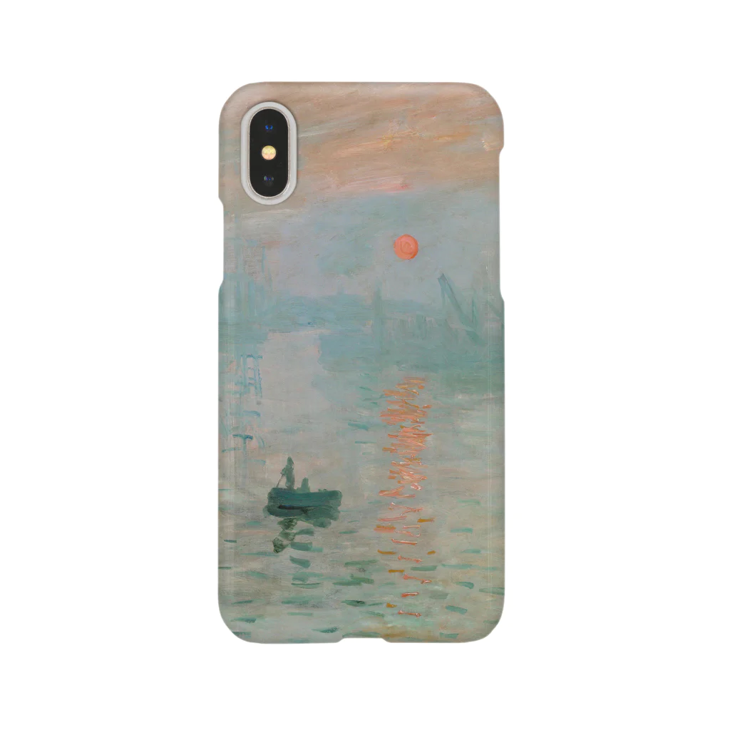 SONOTENI-ARTの004-004　クロード・モネ　『印象・日の出』　スマホケース　表側面印刷　iPhone XS/X専用デザイン　SC6 iPhone Smartphone Case
