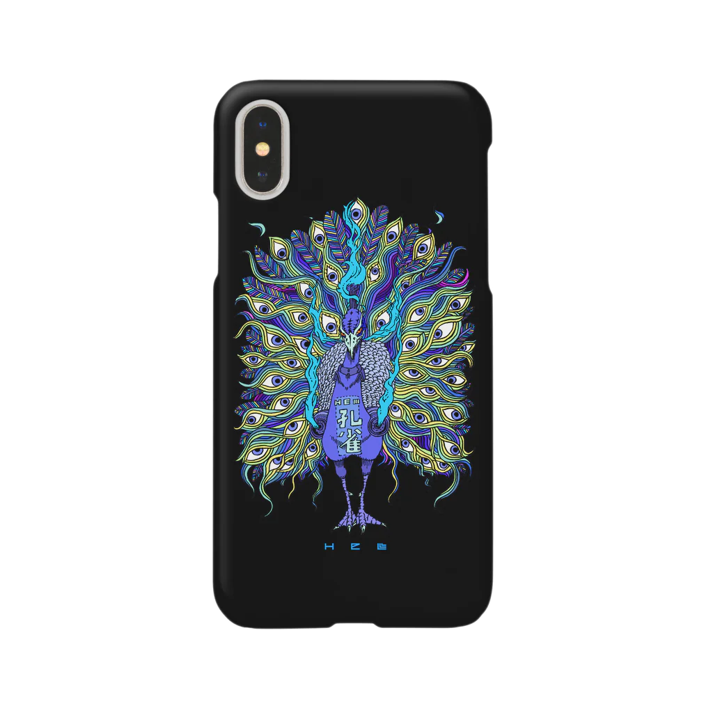 HElll - ヘル - の百目乃孔雀　黒ver.ハードタイプ スマホケース iPhone Smartphone Case