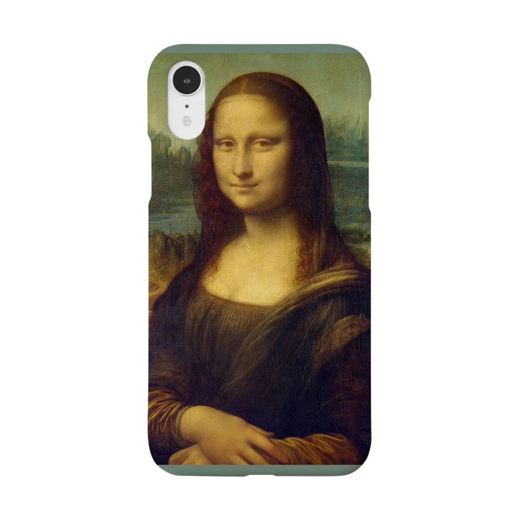 SONOTENI-ARTの018-001　レオナルド・ダ・ヴィンチ　『モナ・リザ』　スマホケース　表側面印刷　iPhone XR/XSMax/8Plus/7Plus/6sPlus/6Plus専用デザイン　SC7 iPhone Smartphone Case
