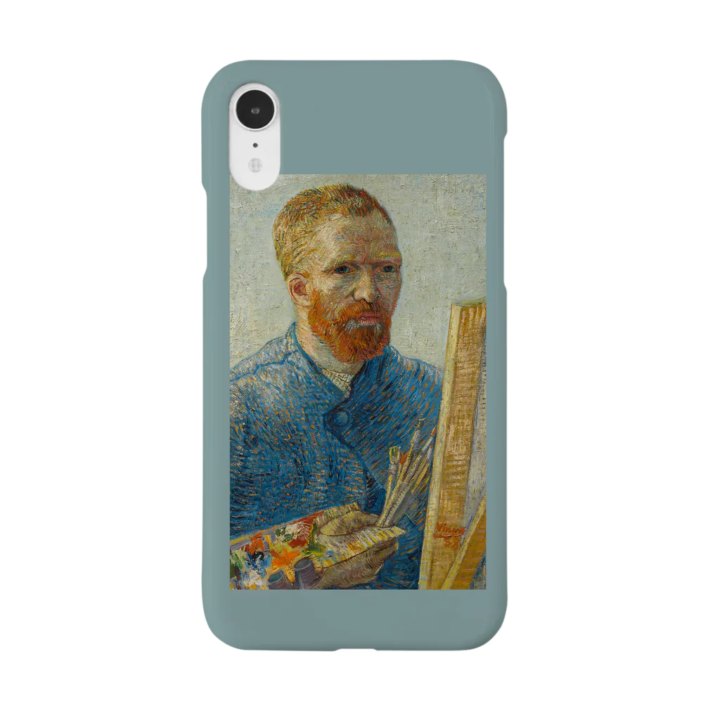 SONOTENI-ARTの005-020　ゴッホ　『画家としての自画像』　スマホケース　表側面印刷　iPhone XR/XSMax/8Plus/7Plus/6sPlus/6Plus専用デザイン　SC7 iPhone Smartphone Case