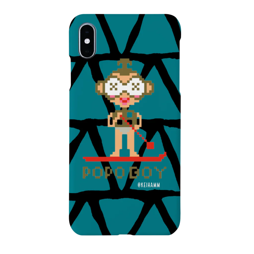 KEIHAMMのニコニコポポボーイ　スマホケース iPhone Smartphone Case