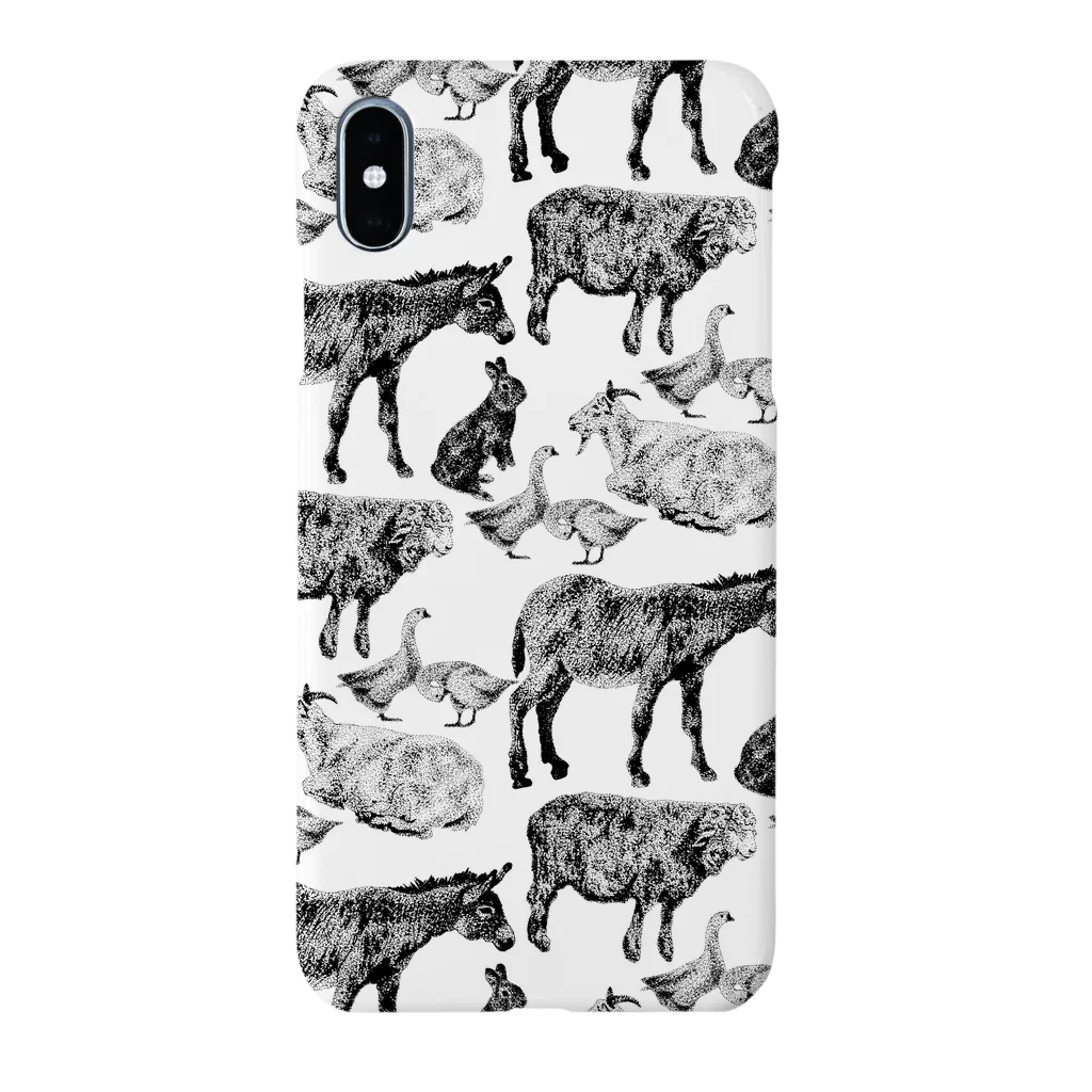 橋本画室の昼休みの動物園 iPhone Smartphone Case