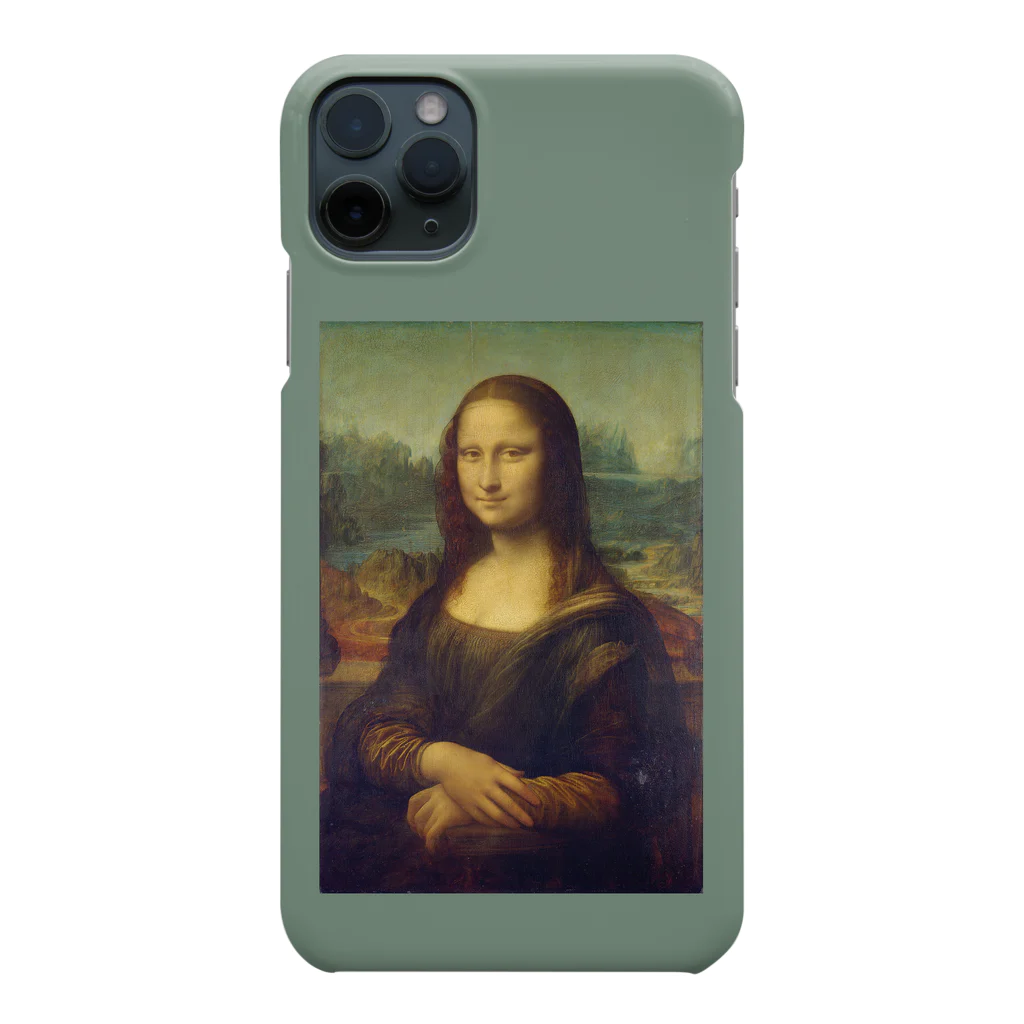 SONOTENI-ARTの018-001　レオナルド・ダ・ヴィンチ　『モナ・リザ』　スマホケース　表側面印刷　iPhone 11/11ProMax専用デザイン　SC3 iPhone Smartphone Case