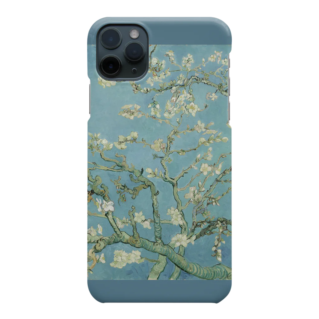 SONOTENI-ARTの005-005　ゴッホ　『花咲くアーモンドの木の枝』　スマホケース　表側面印刷　iPhone 11/11ProMax専用デザイン　SC3 iPhone Smartphone Case