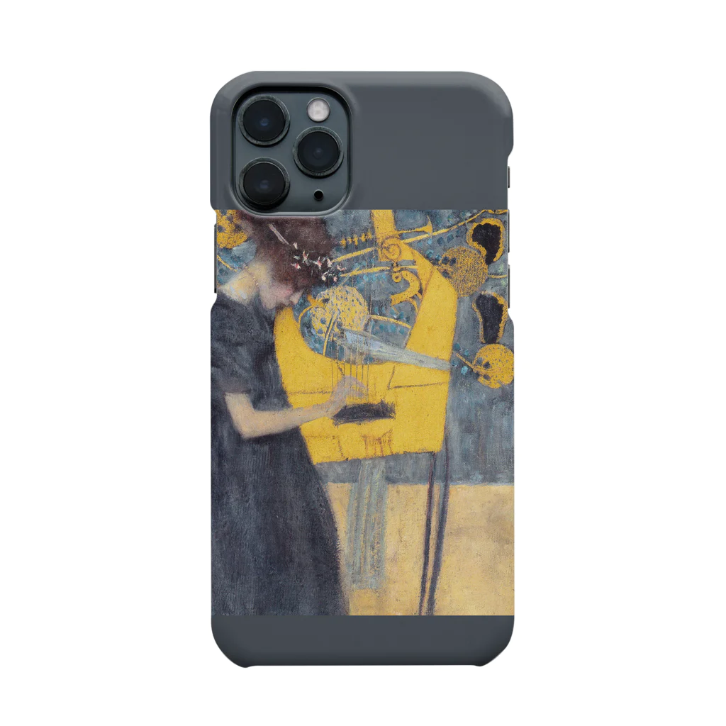 SONOTENI-ARTの001-003　グスタフ・クリムト　『音楽Ⅰ』　スマホケース　表側面印刷　iPhone 11Pro専用デザイン　SC1 iPhone Smartphone Case