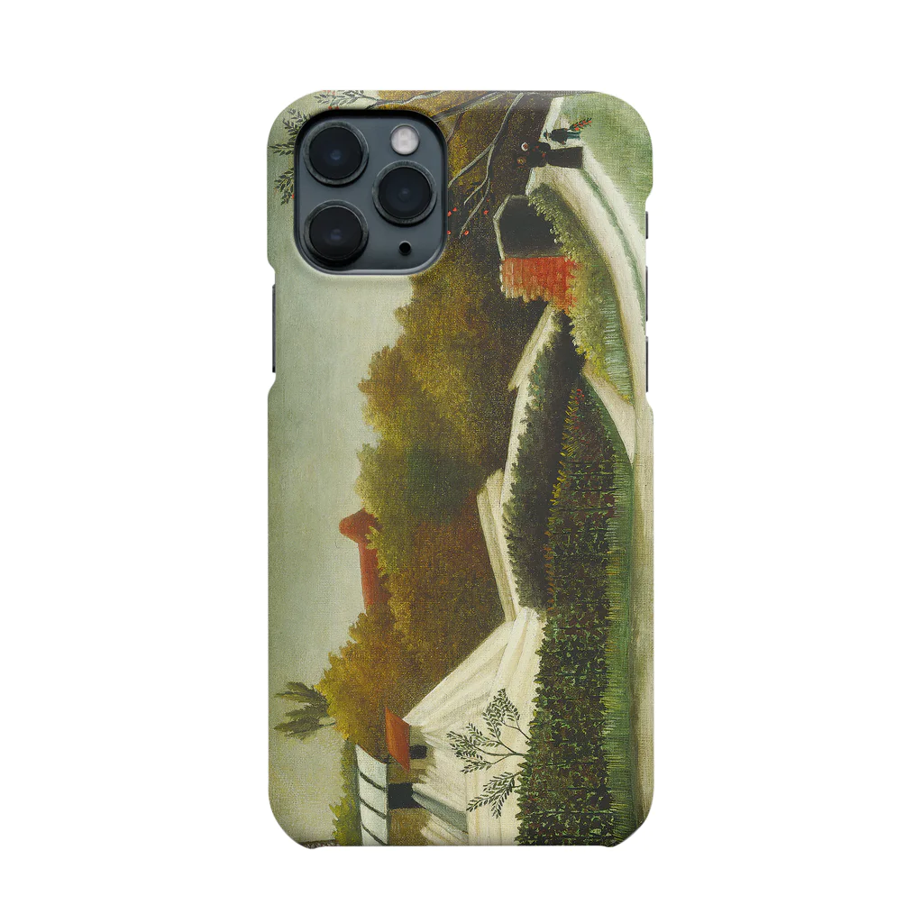 SONOTENI-ARTの029-003　アンリ・ルソー　『パリ郊外の製材所』　スマホケース　表側面印刷　iPhone 11Pro専用デザイン　SC1 iPhone Smartphone Case