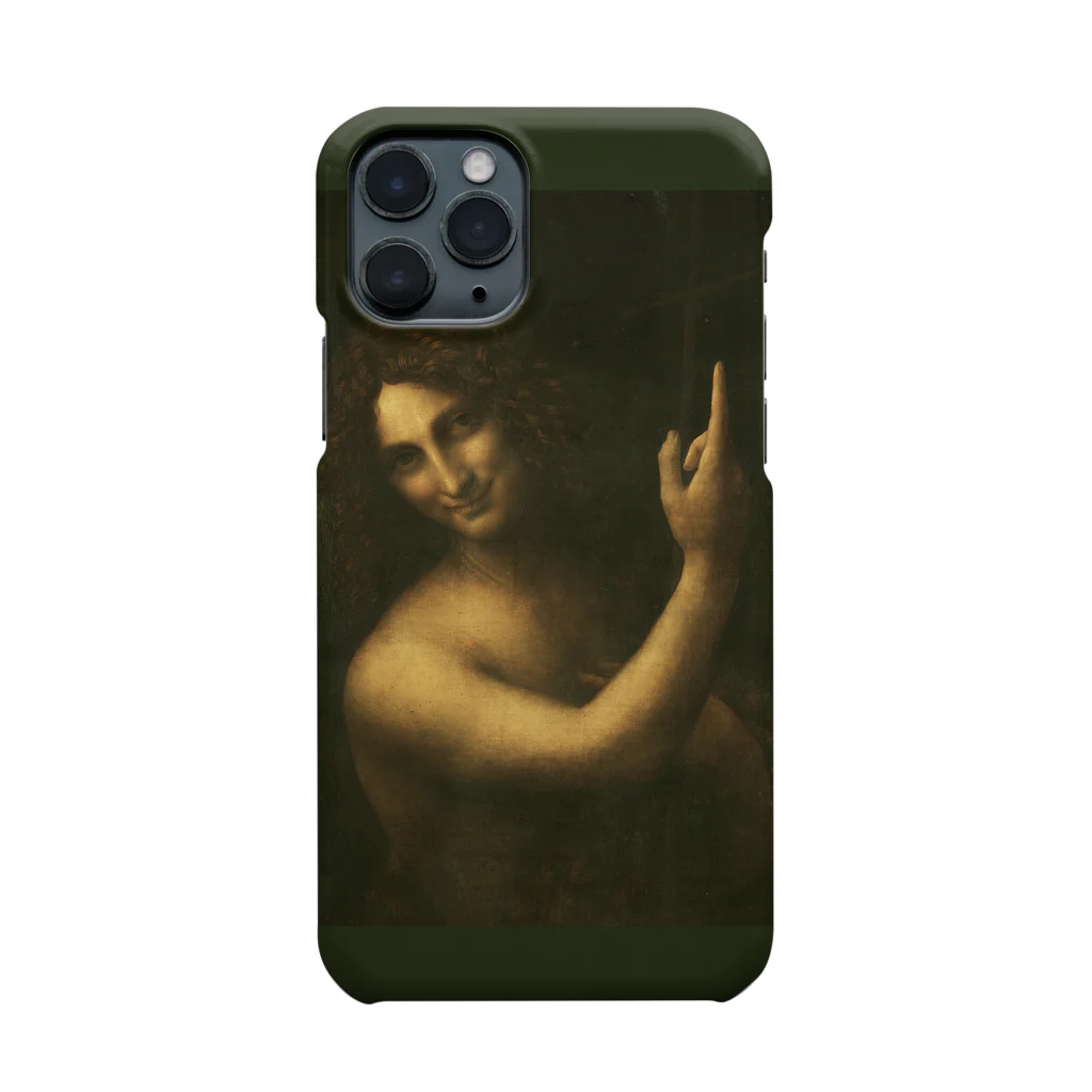SONOTENI-ARTの018-003　レオナルド・ダ・ヴィンチ　『洗礼者ヨハネ』　スマホケース　表側面印刷　iPhone 11Pro専用デザイン　SC1 iPhone Smartphone Case