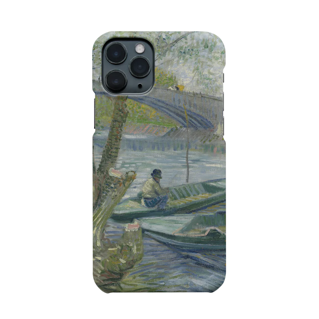 SONOTENI-ARTの005-010　ゴッホ　『春の釣り』　スマホケース　表側面印刷　iPhone 11Pro専用デザイン　SC1 iPhone Smartphone Case