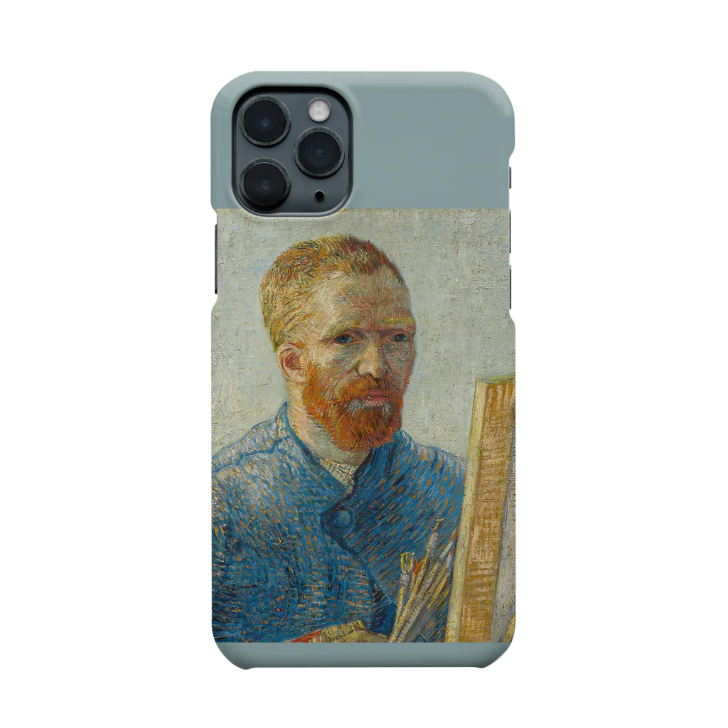 SONOTENI-ARTの005-020　ゴッホ　『画家としての自画像』　スマホケース　表側面印刷　iPhone 11Pro専用デザイン　SC1 iPhone Smartphone Case