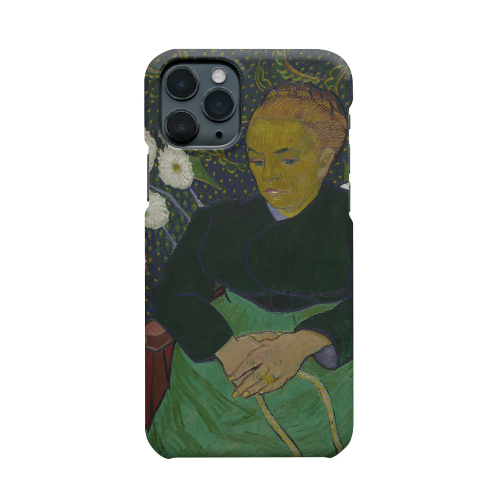 SONOTENI-ARTの005-022　ゴッホ　『ゆりかごを揺らすマダム・ルーラン』　スマホケース　表側面印刷　iPhone 11Pro専用デザイン　SC1 iPhone Smartphone Case