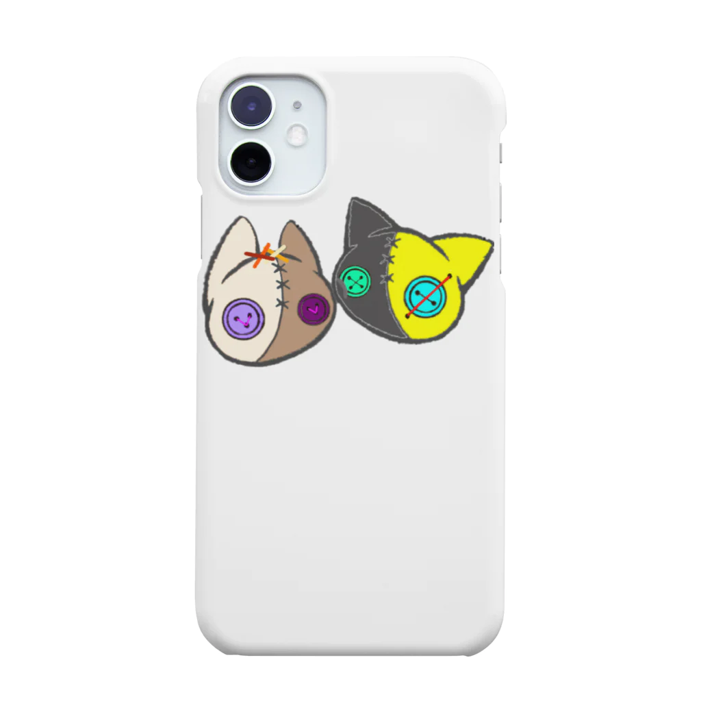 かがり思考作成場の【つむぎはぎシリーズ】トラとウマ iPhone Smartphone Case