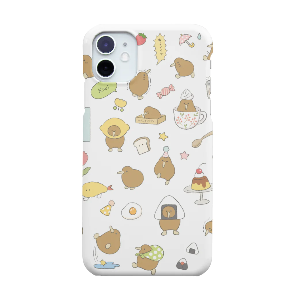 mmfumのキーウィがいっぱい iPhone Smartphone Case