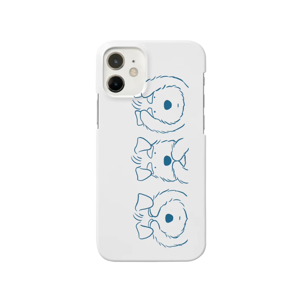 kyotobunguya x ikemottoの3シュナ iPhone Smartphone Case