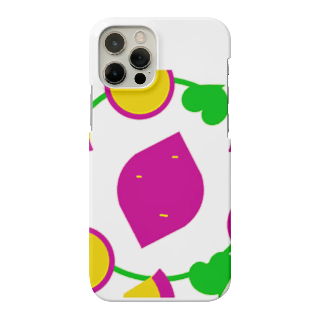 pastelia　shopのサツマイモのアイコン🍠 iPhone Smartphone Case