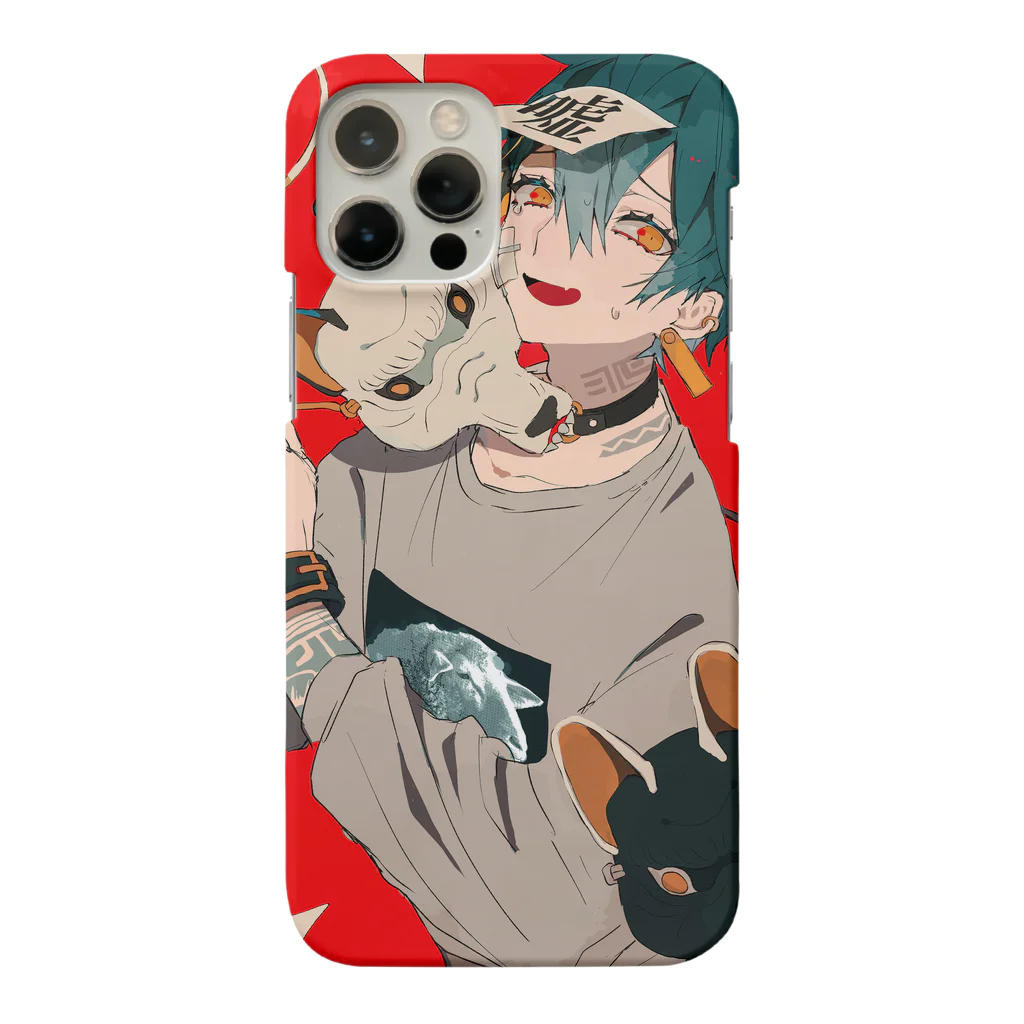 さくしゃ2の『ILLUSTRATION 2022 × SUZURI』コラボ iPhone Smartphone Case