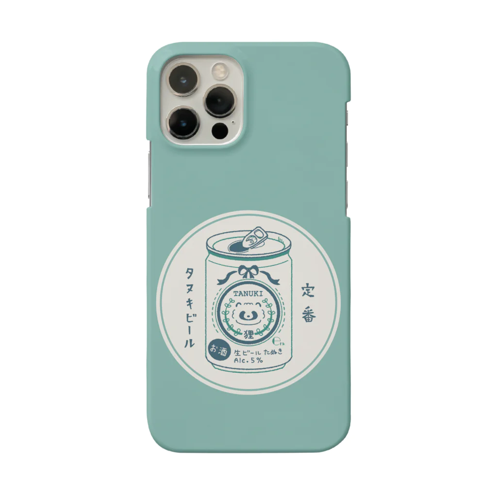 ジーナショップ(たぬき多め)の生ビールたぬき iPhone Smartphone Case