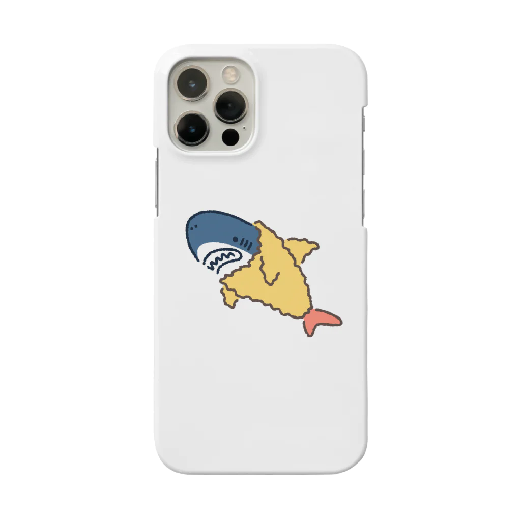 サメ わりとおもいのサメは海老天ごっこがお好き iPhone Smartphone Case