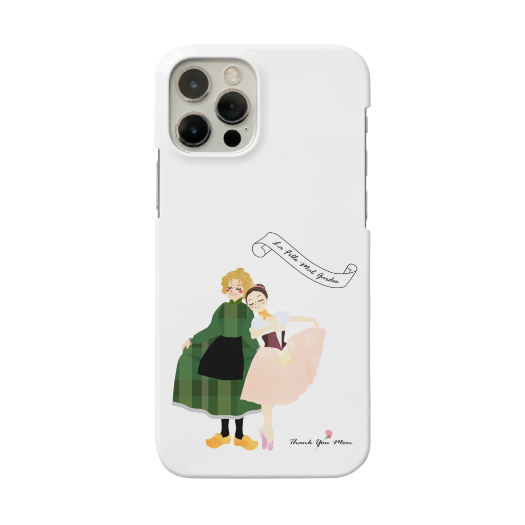 バレエシルエット ballet*pointe_pon*の母の日 × バレエ（リーズの結婚） iPhone Smartphone Case