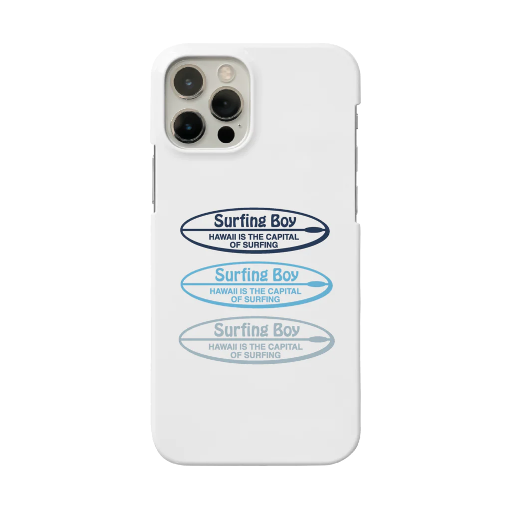 Surfing Boy Shopのサーフボードロゴ iPhone Smartphone Case