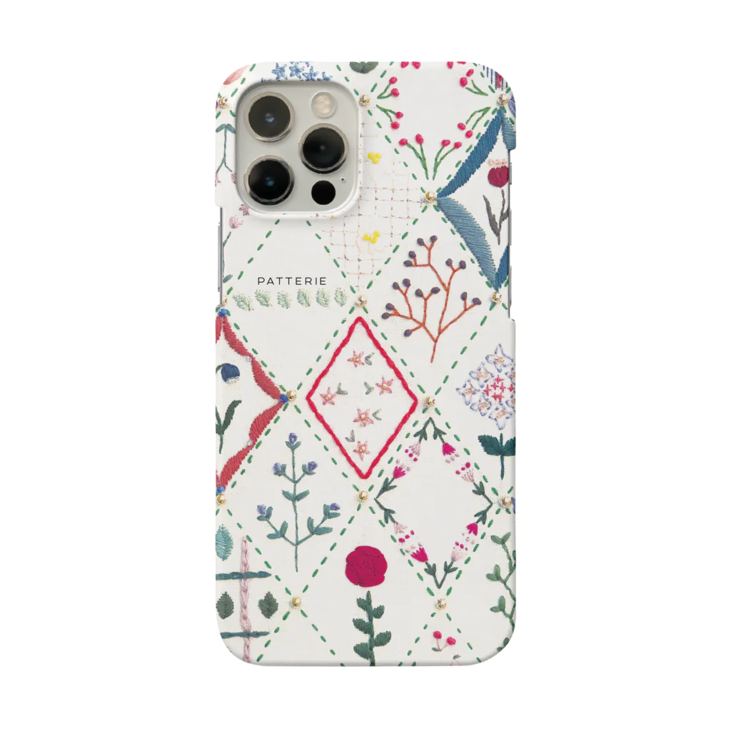 🪡patterie pattern shop🪡のiPhoneケース - 祈りの庭 iPhone Smartphone Case
