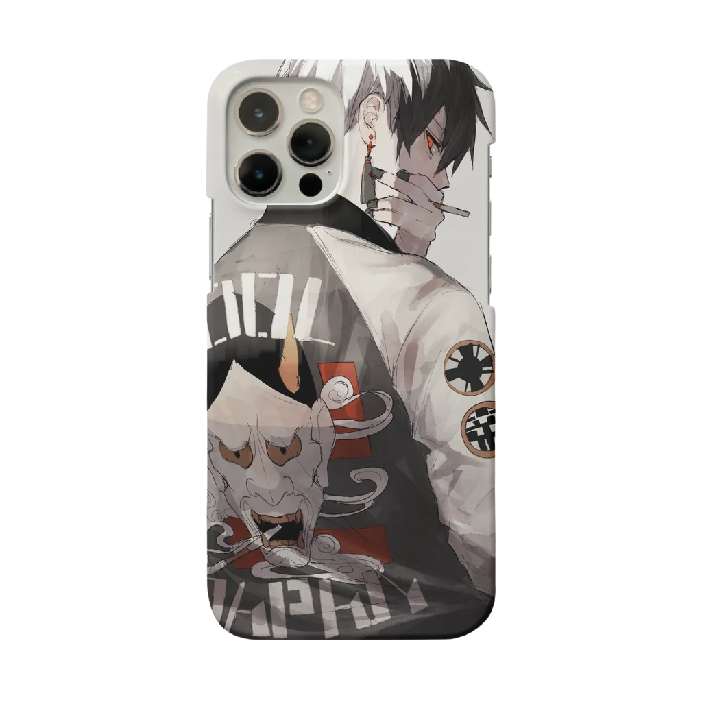 さくしゃ2の『ILLUSTRATION 2022 × SUZURI』コラボ iPhone Smartphone Case